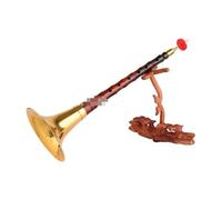 Suona Old Mahogany D Key B Flat A Key A Small F Key Large G Key E Key Musical Instrument (Color : Big G golden bowl)