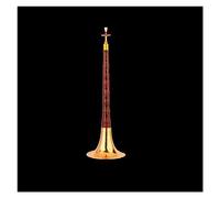 suona Professional Mahogany Suona Musical Instrument Performance Grade National Brass Horn (Color : E flat)