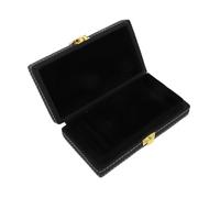 Suona Reed Case for Musicians with Divided Compartments Black | Pu and Metal Build, Protects Curve and Elasticity, Easy One Handed Opening, Stage Use