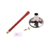 Suona Rosewood Suona Musical Instrument In D Key B Flat (Color : D tone silver bowl)