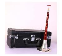 Suona Set D Key Suona Professional Old Mahogany Suona Suona for Beginner (Color : Silver plated)