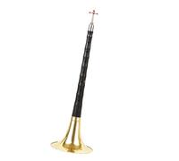 suona Suona Musical Instrument Set Playing Professional Ebony Electroplated White Copper Suona Bowl (Color : B flat)