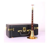 suona Suona Set D Tune Suona Century-old Mahogany Suona Suona Musical Instrument (Color : Gold plated)