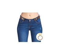 SUOSDEY No Buckle Belt Invisible Ladies Elastic Belt Women Mens Adjustable Stretch Jeans Waist Belt