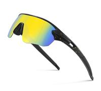 suoso Cycling Glasses-Polarised-Sports Sunglasses-Running Sunglasses-Mens-Womens-Mtb Goggles-Wrap Around glasses-Bike Glasses-For Motorbike Bicycle Skiing Racing,5