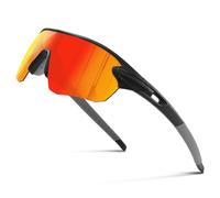 suoso Cycling Glasses-Polarised-Sports Sunglasses-Running Sunglasses-Mens-Womens-Mtb Goggles-Wrap Around glasses-Bike Glasses-For Motorbike Bicycle Skiing Racing,4