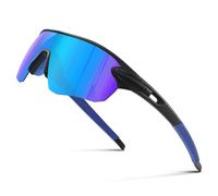 suoso Cycling Glasses-Polarised-Sports Sunglasses-Running Sunglasses-Mens-Womens-Mtb Goggles-Wrap Around glasses-Bike Glasses-For Motorbike Bicycle Skiing Racing,2