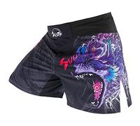 SUOTF MMA Fight Shorts BJJ Boxing Trunks for Men Grappling, Suodk2, Medium