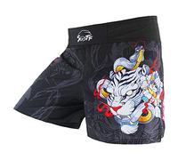 SUOTF MMA Shorts for Men Fight Shorts Men BJJ Boxing Trunks for Men Grappling, Suodk4, Small