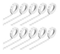 Suoumwa 10 Rolls Checkbox Washi Tapes 8MM Thin Decorative Masking Tape Self Adhesive Craft Tape for Home School Office