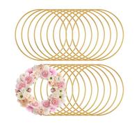 Suoumwa 3 Inch Metal Rings 20 Pcs for Crafts Floral Macrame Hoops Dream Catcher