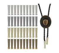 Suoumwa 4Colors Bolo Tie Tips Bolo Tie Findings Replacement End Caps for DIY Findings Clothes