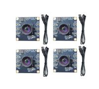 Suoumwa 4Pcs USB Camera Module 100 Degree 1MP OV9732 1280x720 USB Free Driver Manual Focus with1M Cable forWinXP/7/8