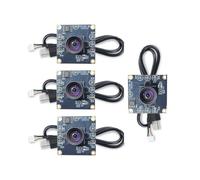 Suoumwa 4Pcs USB Camera Module 100 Degree 1MP OV9732 1280x720 USB Free Driver Manual Focus with3 Meter Cable forWinXP/7/8