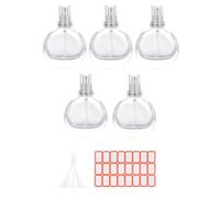 Suoumwa 5Pcs 25Ml Bottles Small Cosmetic Atomizer Perfume Bottles Atomizing Container Glass Bottle for Travel Easy Install