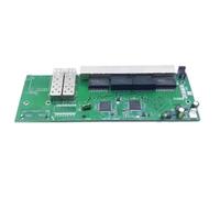Suoumwa 7port 1000M POE12V-24V-48V POE IN12V/24V/48V POE OUT 1 Port 1000M Uplink/Nvr 2port 1000M SFP Switch Module