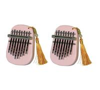 Suoumwa 8-Tone Sapele Water Drop Medium Kalimba Portable Five-Finger Piano Suitable for Beginners Finger Piano Instrument A