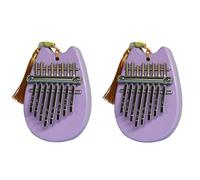 Suoumwa 8-Tone Sapele Water Drop Medium Kalimba Portable Five-Finger Piano Suitable for Beginners Finger Piano Instrument B