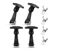 Suoumwa Catch Flexible Hood Latch Rubber Latch T-Handle Draw Latches Flexible Draw Latches with Brackets