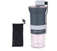Suoumwa Coffee Grinder with Ceramic Burr Compact, Easy-To-Clean Ideal for Travel, Camping A