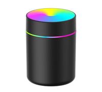 Suoumwa Colorful Desktop Home Bedroom Atomizer Water Replenishing Small Mini Car Humidifier Mini Car Humidifier Black