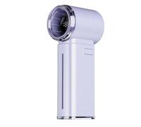 Suoumwa Compact Digital Fan with Ice Mist Cooling and Smart Display, 199 Speed Options, Ideal for Outdoor Use