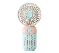 Suoumwa Cute Handheld Charging Fan Mini USB Fan forStudents Small Pocket-Sized Cooling Devie B