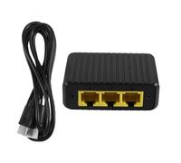 Suoumwa Ethernet Switch 1000Mbps 4 Port Expansion Gigabit Network Adapter 1 in 3 Out for Router Lan Hub Full/Half Duplex