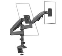 Suoumwa H180 Desktop Spring Monitor Arm 17-30" LCD/LED Full Motion Adjustable Stand Mount Arm Full Motion Display Stand Loading 2-9 Kgs