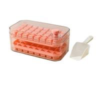 Suoumwa Ice Storage Box Mold Large Homemade Ice Tray Ice Box Large Capacity Ice Maker Pink