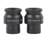 Suoumwa Microscope Lens Accessories 2pcs WF10X/24MM Wide Field Binocular Stereo Eyepiece