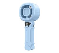 Suoumwa Portable Handheld Fan, Mini Personal Fans with Digital Display, 3 Wind Speeds, 3000mAh Battery USB Hand Held Fan