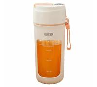 Suoumwa Portable Juicer Electric Blender Multifunction Maker Machine Fruit Extractors Smoothies Mixer 6 Blades 1200mAh Orange