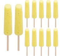 Suoumwa Pottery Tools Supplies, 12-Pack Pottery Sponges for Clay, Ceramic Sponge on A Stick Reusable Shaping Trim B