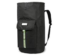 SUOVOCK laundry bag backpack, extra-large heavy duty laundry bags, laundry backpack for college students, with drawstring closure, padded shoulder straps, camping, travel (Black Laundry Backpack Bag)