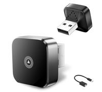 Suoxiom 2026 Wireless Android Auto & Carplay Adapter UK 2 in 1, 5.0 Bluetooth with 2.4+5.0GHz WiFi, Android Auto Adapter Supports USB and Type-C, Plug and Play, Compatible with iOS10+, Android 10+