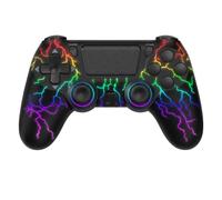 Suoxiom Wireless Controller for PS4/Pro/Slim/PC, Dual Vibration, 6-Axis Motion Sensor, Touch Pad, 3.5mm Audio Jack, 800mAh Battery