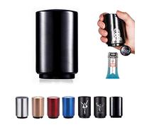 SUOXU Beer Bottle Opener,Gift Men Father's Day,Stainless Steel Magnetic Automatic Push Down Jar Opener,Weak Hands Arthritis Hands Beer Soda Cap Opener,Kitchen Accessories,Dad Husband Birthday Gifts