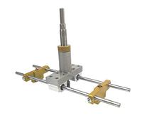 SUOYATE Portable Door Lock Installation Kit Door Lock Hole Opener Kit Mortising Jig for Wooden Doors Opening Eccentric Lock