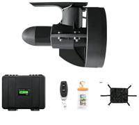 SUP Electric Fin Thruster Underwater Thruster Electric Surf Fin w/Batteries | Electric Surfboard, Propeller Propulsion, Paddle Board Push Motor, with remote control, Speed 5km/h