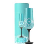 SUP Insulated Champagne Flute with Stem, Stainless Steel Champagne Glass & Prosecco Tumbler, 250ml Capacity - Shells