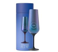 SUP Insulated Champagne Flute with Stem, Stainless Steel Champagne Glass & Prosecco Tumbler, 250ml Capacity - Galaxy