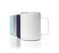 Sup Insulated Mug with Handle for Coffee, Tea, Mulled Wine, Hot Drinks Reusable Stainless Steel Cup with Lid 3 Hours Hot Snow Leopard