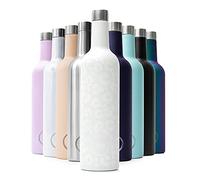 Sup Insulated Wine Bottle Cooler Stainless Steel Wine Cooler for Wine Bottles Keeps Rosé 24 Hours Cold or Mulled Wine 12 Hours Hot 750ml 75cl Wine Flask Snow Leopard