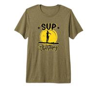 SUP is My Therapy Stand up Paddle Balance Premium T-Shirt