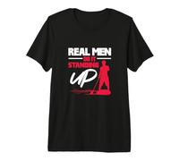SUP Paddle Board Paddleboarding Real Men Do It Standing Up Premium T-Shirt
