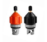 通用 SUP Pump Adapter, 2 Pcs Air Pump Converter, Air Valve Adapter Connector with Standard Conventional Air Valve Attachment for Inflatable Rowing Boat, Stand Up Paddle Board, Inflatable Bed