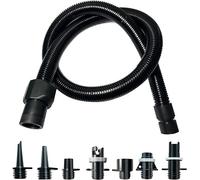 SUP Pump Adapter Kit Inflatable Boat with 7 Air Valve Nozzles Replacement Accessories for Stand Up Paddle and Inflatables