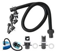 SUP Pump Hose Replacement - Paddle Board Pump Adapter Set (black)