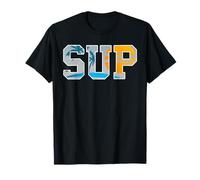 SUP Stand Up Paddleboard Sunset Beach Ocean Fun T-Shirt